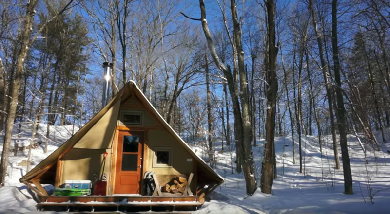 4-Season Off-Grid Prospector-Style Tent: A Tiny House Alternative